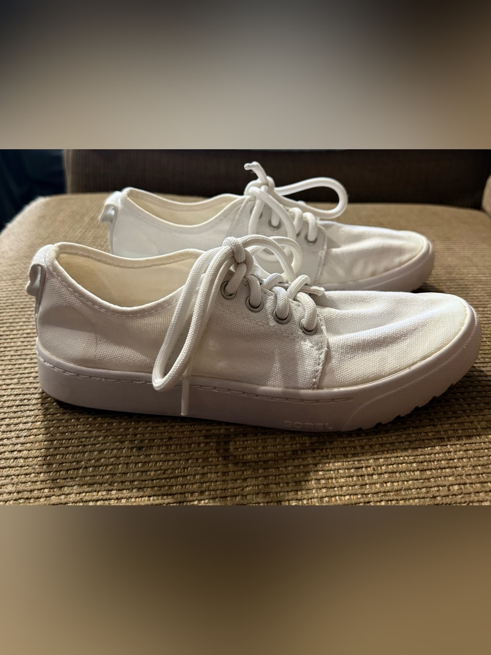 Sorel Canvas Women's Sneakers, sz 7.5 - Picture 4 of 7